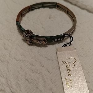 Wish Metal Stretchy Bracelet 3 in  diameter